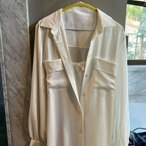 White shirt dress small